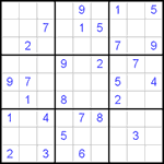 Судоку 9х9 #238 средний