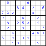 Судоку 9х9 #239 средний