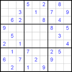 Судоку 9х9 #240 средний