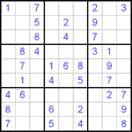 Судоку 9х9 #241 средний