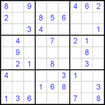 Судоку 9х9 #246 средний