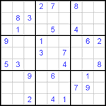 Судоку 9х9 #249 средний