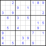 Судоку 9х9 #217 очень трудный