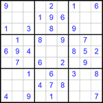 Судоку 9х9 #282 легкий