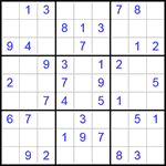 Судоку 9х9 #285 легкий