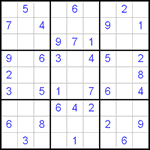 Судоку 9х9 #292 легкий