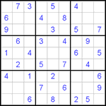 Судоку 9х9 #295 легкий