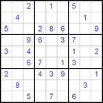 Судоку 9х9 #301 легкий
