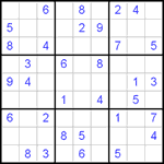 Судоку 9х9 #304 легкий