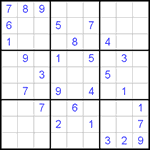 Судоку 9х9 #306 легкий