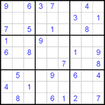 Судоку 9х9 #307 легкий