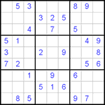 Судоку 9х9 #308 легкий