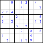 Судоку 9х9 #310 легкий