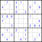 Судоку 9х9 #312 легкий