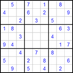 Судоку 9х9 #313 легкий