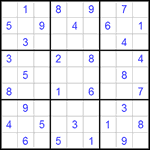 Судоку 9х9 #315 легкий