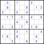 Судоку 9х9 #316 легкий