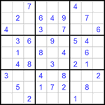 Судоку 9х9 #317 легкий