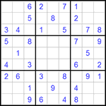 Судоку 9х9 #320 легкий