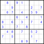 Судоку 9х9 #321 легкий