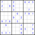 Судоку 9х9 #326 легкий