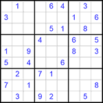 Судоку 9х9 #251 средний