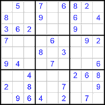 Судоку 9х9 #253 средний