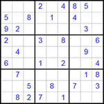 Судоку 9х9 #254 средний