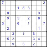 Судоку 9х9 #255 средний