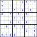 Судоку 9х9 #259 средний