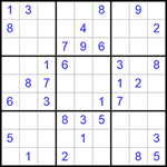 Судоку 9х9 #260 средний