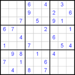 Судоку 9х9 #263 средний