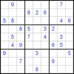 Судоку 9х9 #266 средний