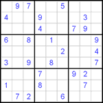 Судоку 9х9 #267 средний