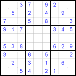 Судоку 9х9 #269 средний