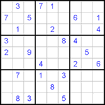 Судоку 9х9 #273 средний