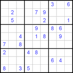 Судоку 9х9 #274 средний