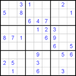 Судоку 9х9 #275 средний