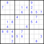 Судоку 9х9 #278 средний