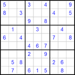 Судоку 9х9 #284 средний