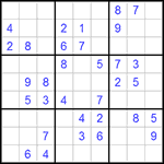 Судоку 9х9 #293 средний