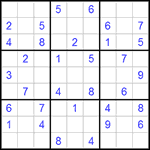 Судоку 9х9 #295 средний