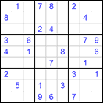 Судоку 9х9 #297 средний