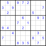 Судоку 9х9 #246 очень трудный