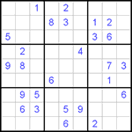 Судоку 9х9 #284 очень трудный