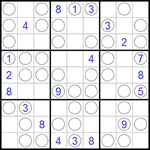 Судоку “Чет-нечет” 9х9 #31 легкий