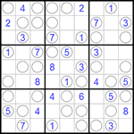 Судоку “Чет-нечет” 9х9 #40 легкий