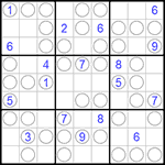 Судоку “Чет-нечет” 9х9 #34 средний