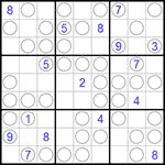 Судоку “Чет-нечет” 9х9 #35 средний