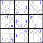 Судоку “Чет-нечет” 9х9 #36 средний